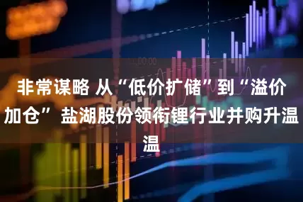 非常谋略 从“低价扩储”到“溢价加仓” 盐湖股份领衔锂行业并购升温